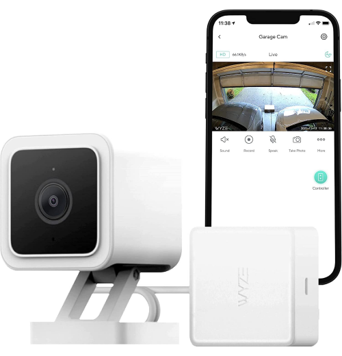 
Wyze Cam v3 Garage Door Controller
